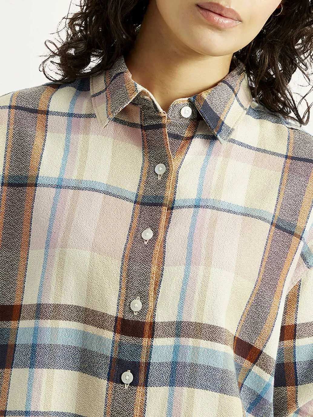 Women's Checkered Slim Fit Shirt Casual Design Bold colors