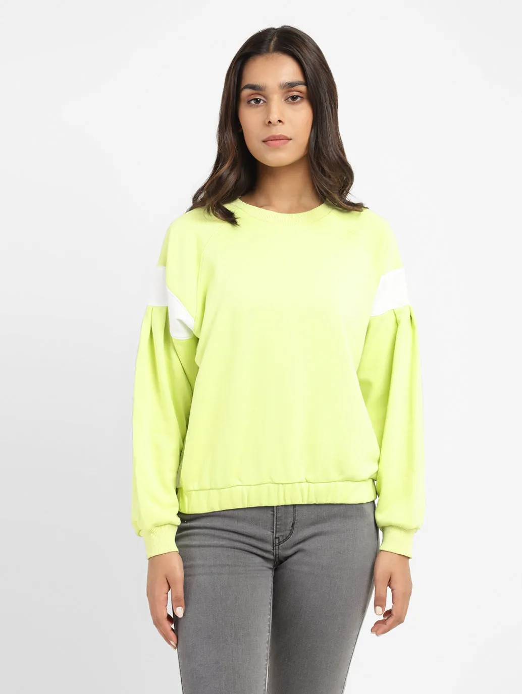 Errand Ready Women's Colorblock Round Neck Sweatshirt