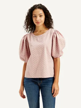 Chic Comfort Layered Look Women's Printed Regular Fit Top