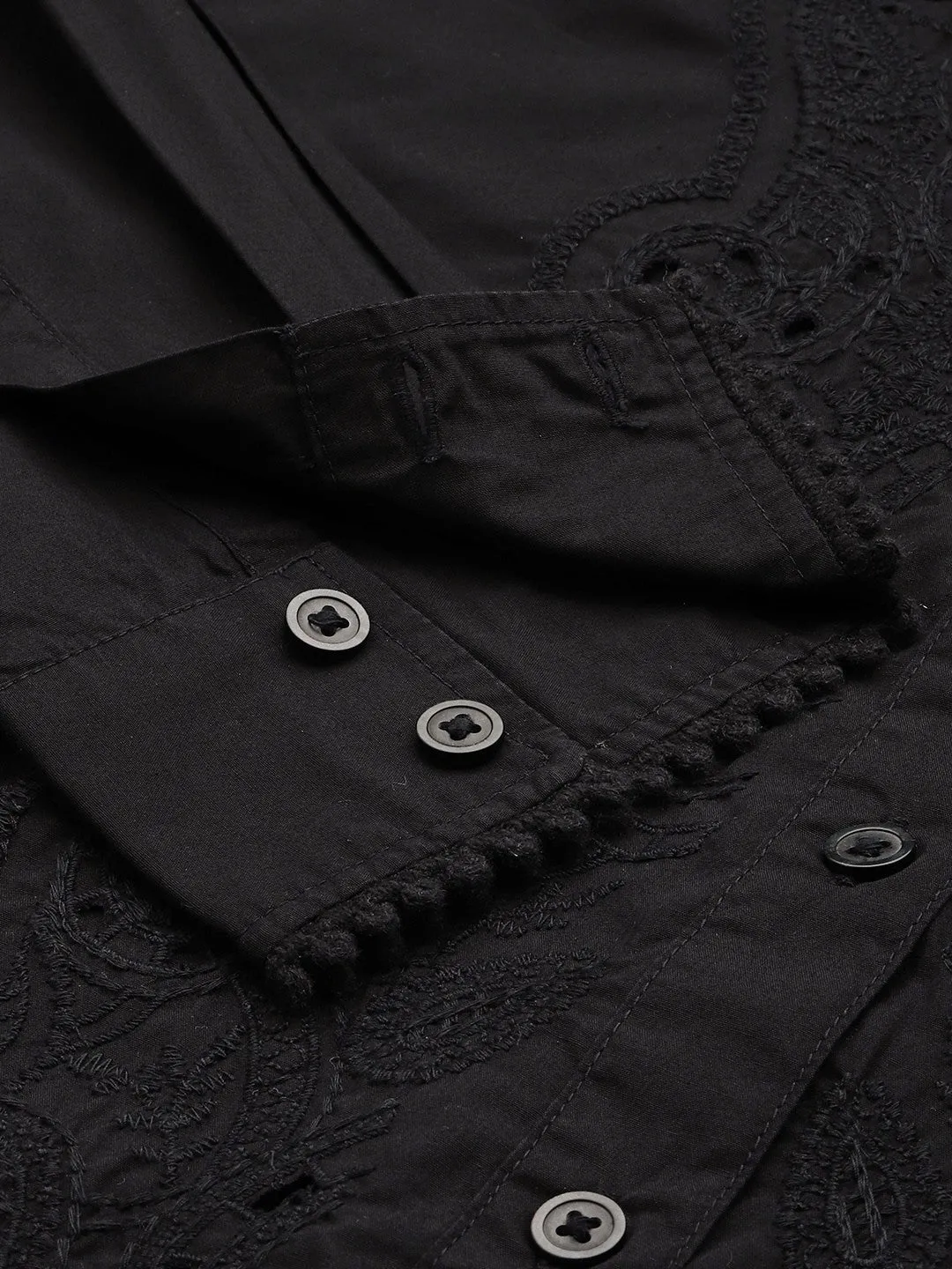 Women's Self Design Spread Collar Regular Fit Shirt Timeless Fit Hooded Option