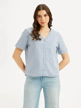 Women's Striped Regular Fit Shirt Affordable Luxury Eye-Catching Pattern