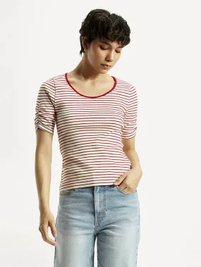 Women's Striped Slim Fit T-Shirt Outdoor Adventure Soft And Comfortable