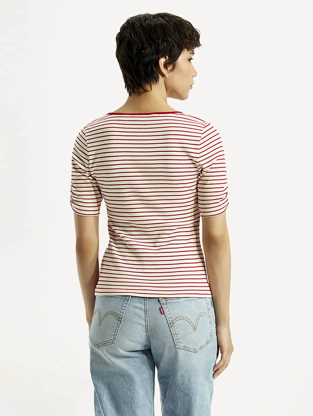 Women's Striped Slim Fit T-Shirt SlimFitDesign Stylish and Cozy