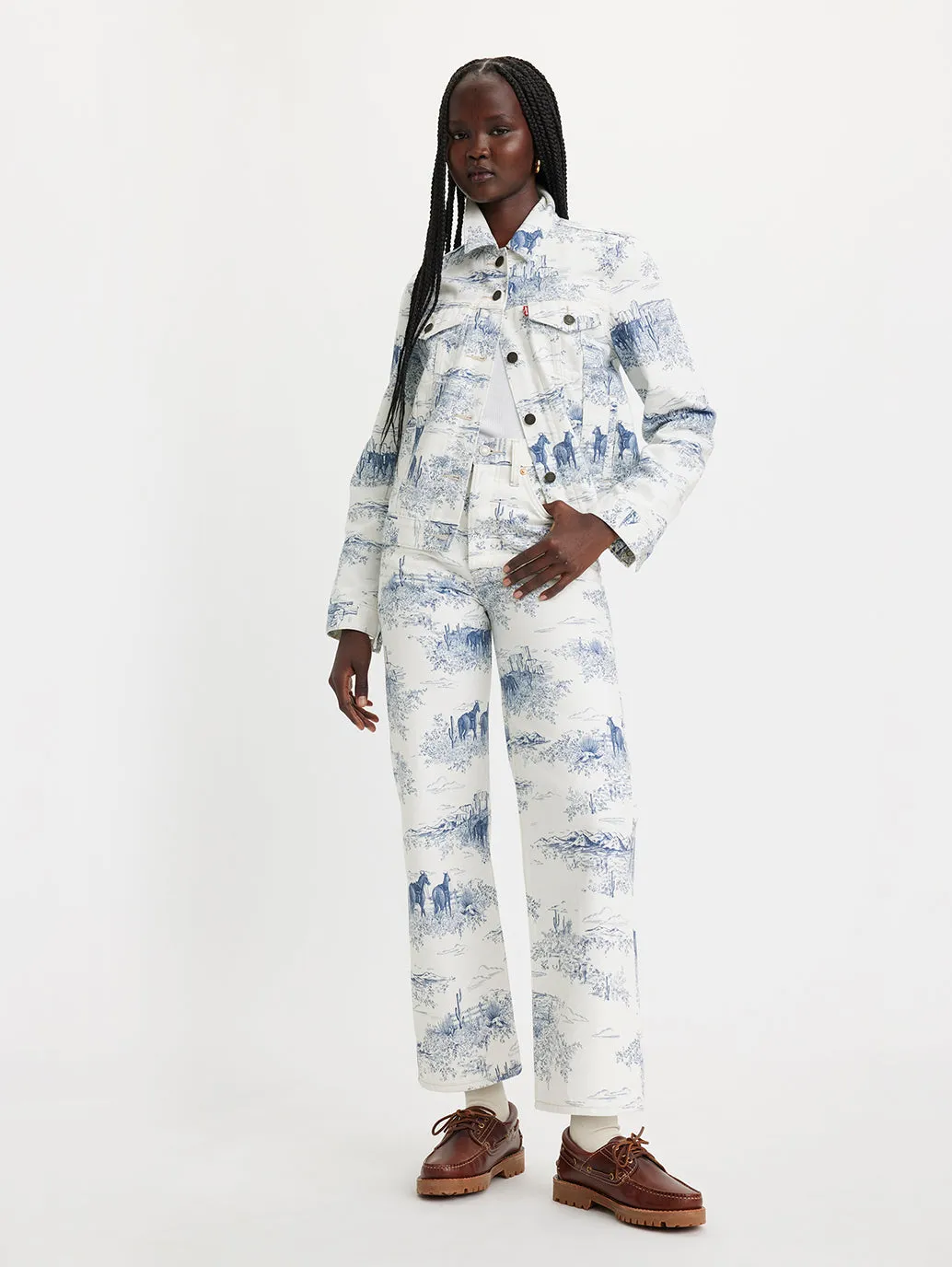 Women's White Ribcage Straight Ankle Fit Mid Rise Jeans Vintage Lover Teen Outfit Balanced Wardrobe