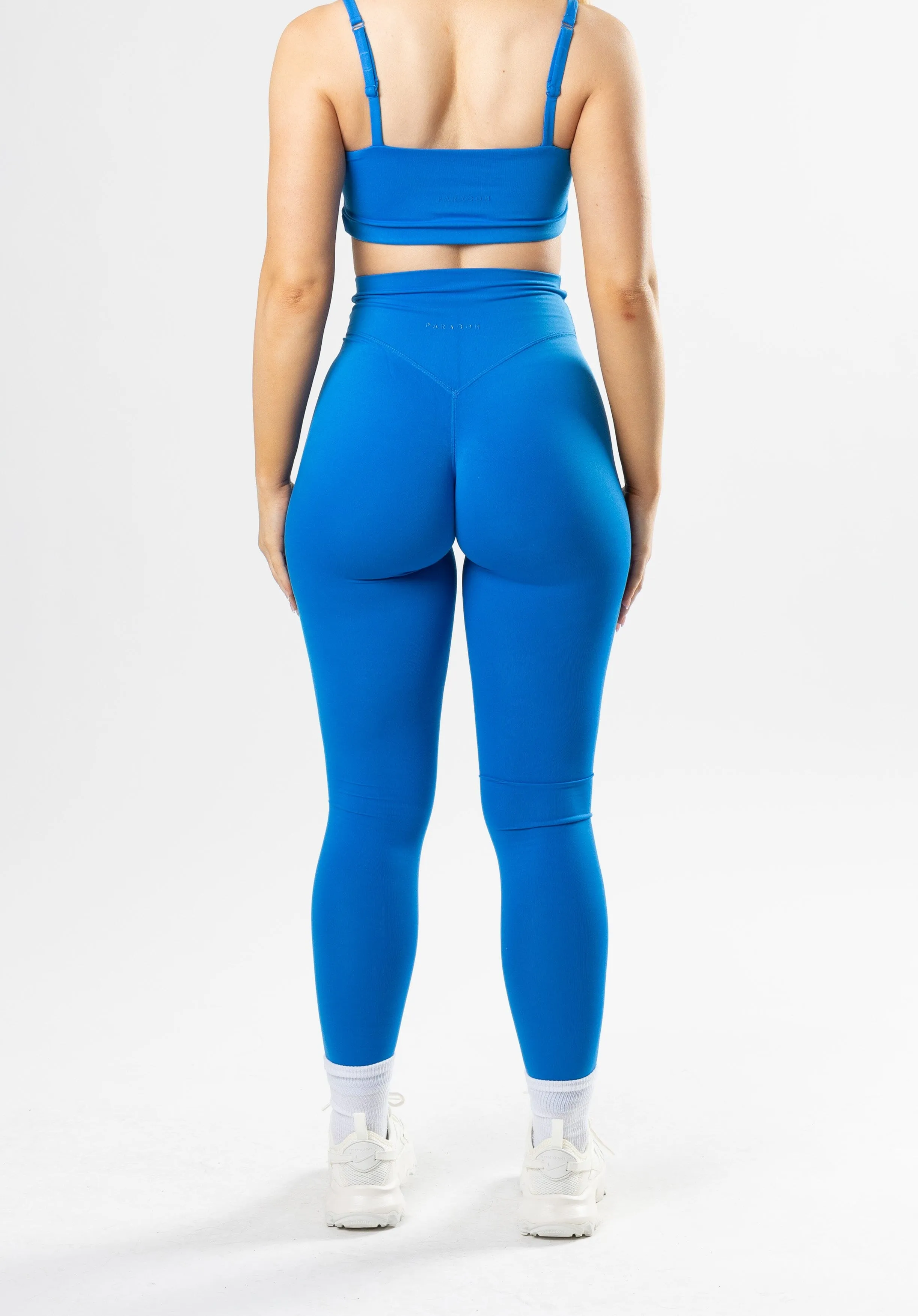 AirSilk Crossover Sculptseam? Legging Blue Lagoon Stretch performance Neutral Wear