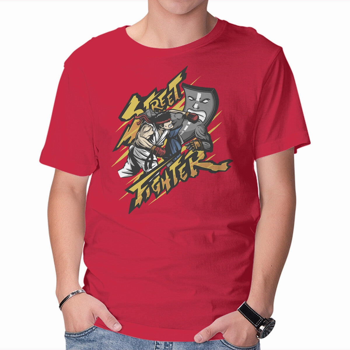 Street Fighter Chic Vibes Reinforced Shoulder Stitching