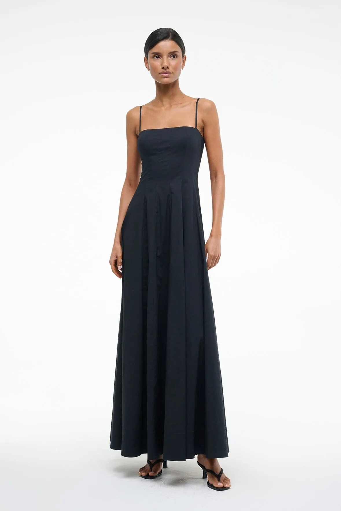 WYLIE MAXI DRESS | BLACK Understated Glam Urban Classic