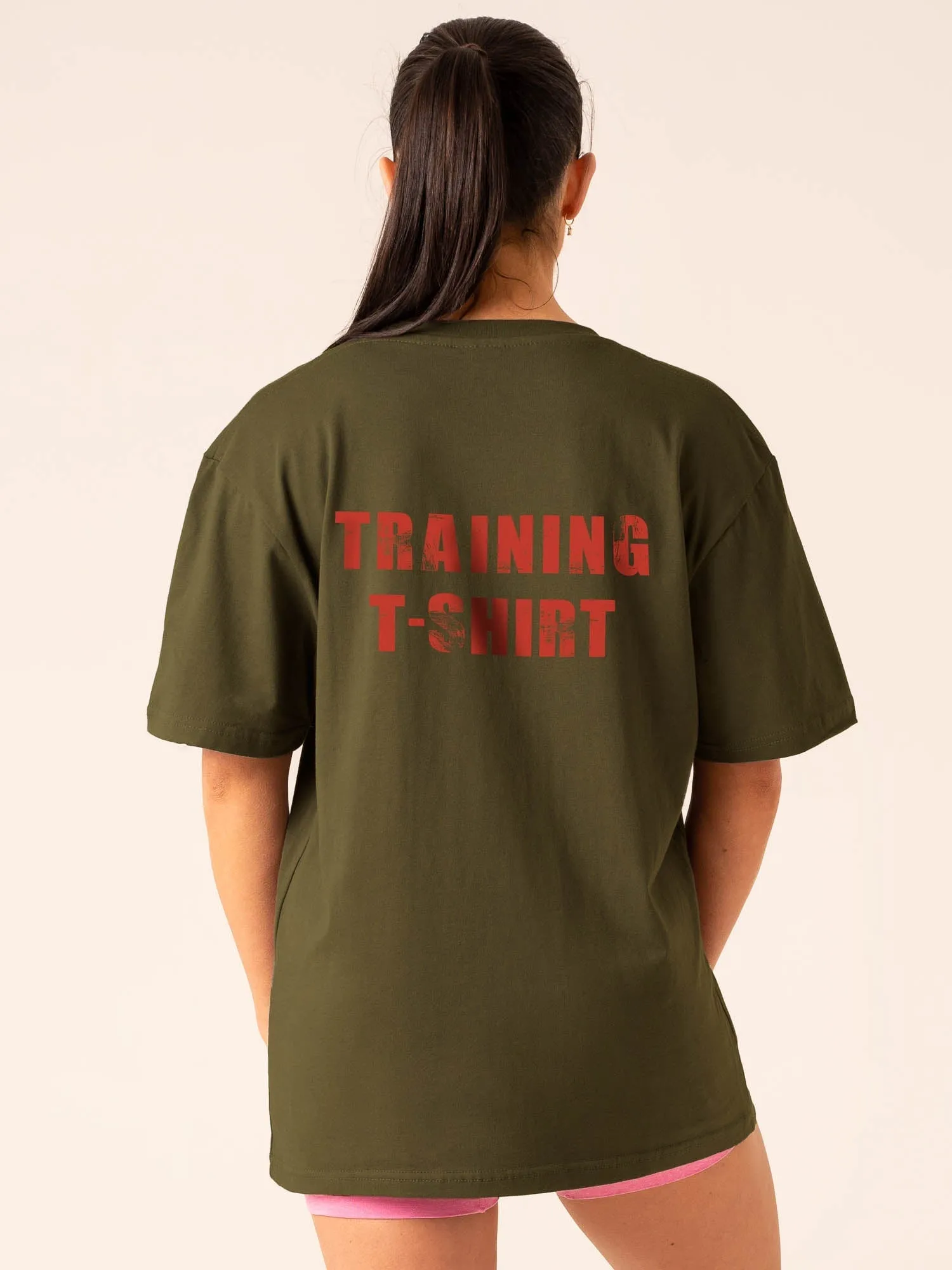 Training T-Shirt - Olive Reinforced Neckline