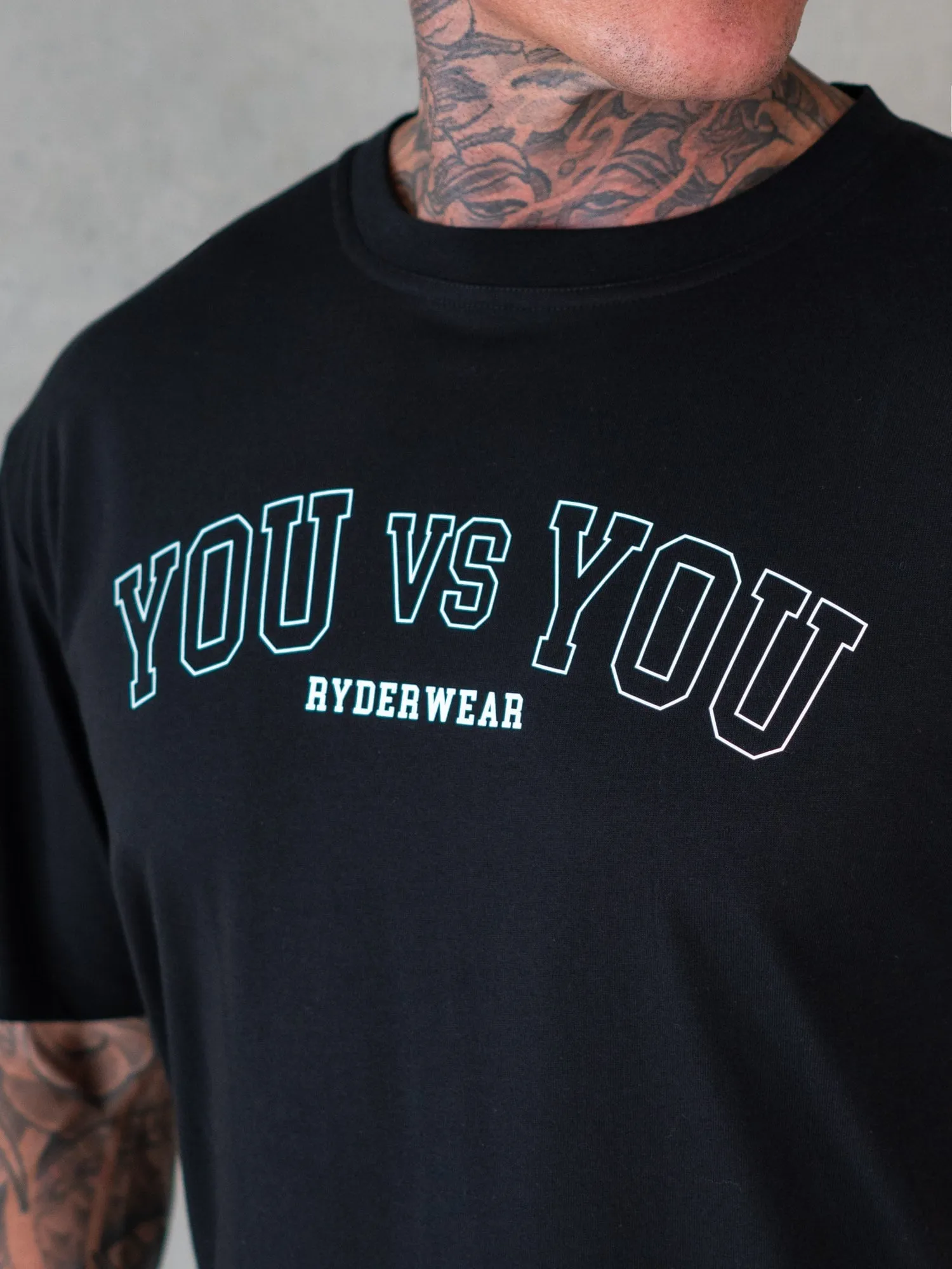 You vs You Oversized T-Shirt - Black Comfy Look Wear