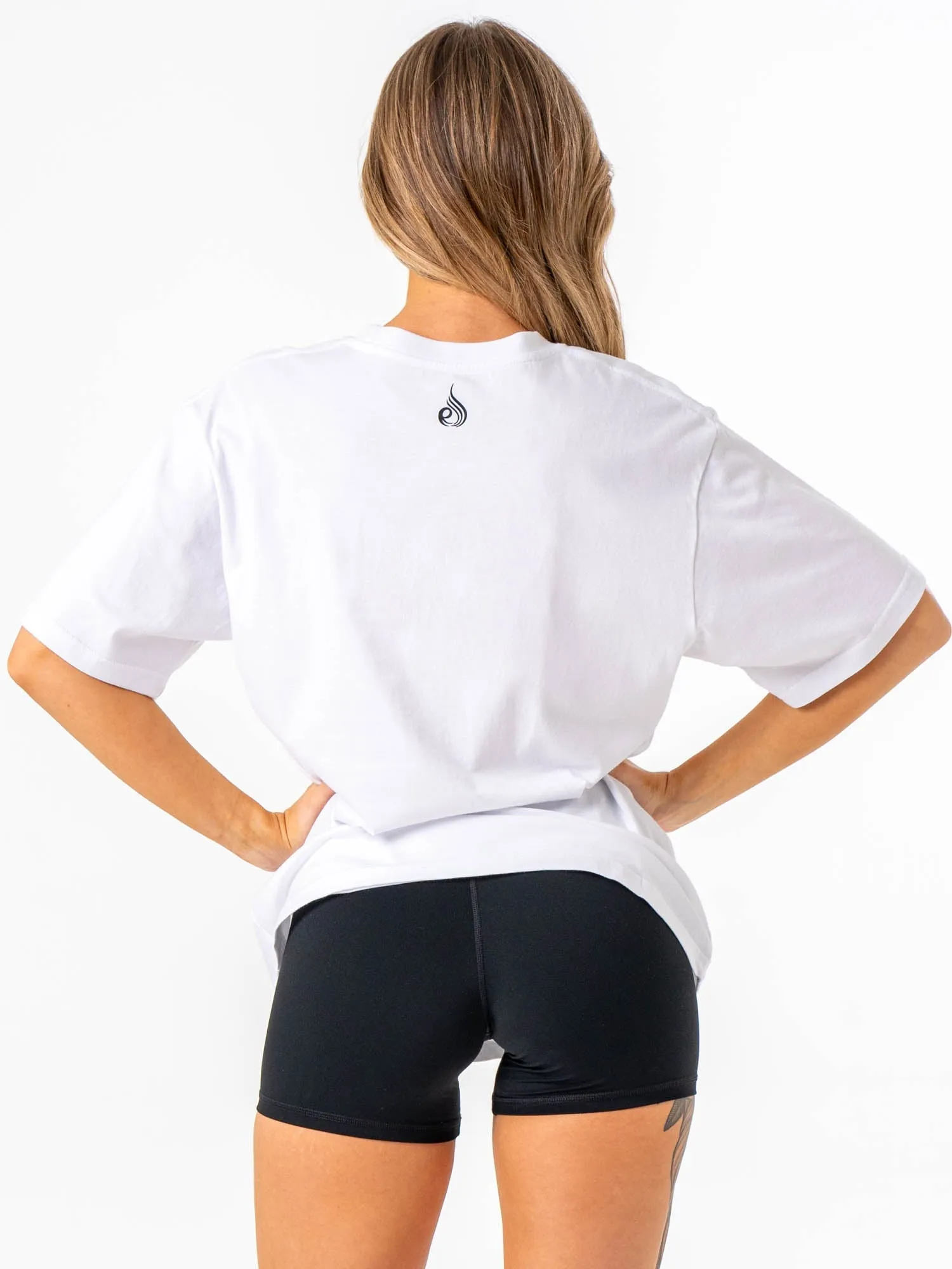 You vs You Oversized T-Shirt - White Subtle Details Minimalist Comfort