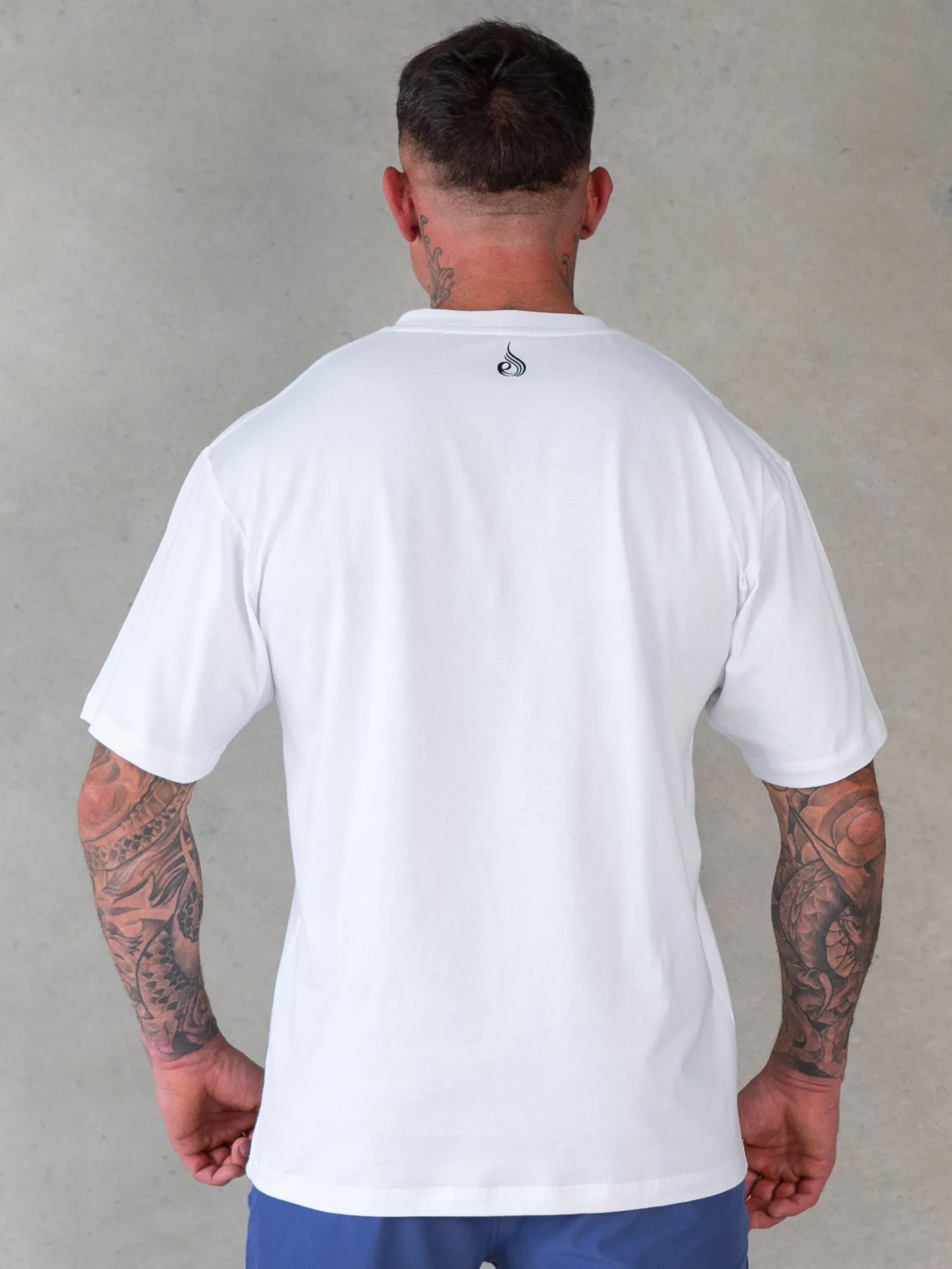 Soft Waistband You vs You Oversized T-Shirt - White