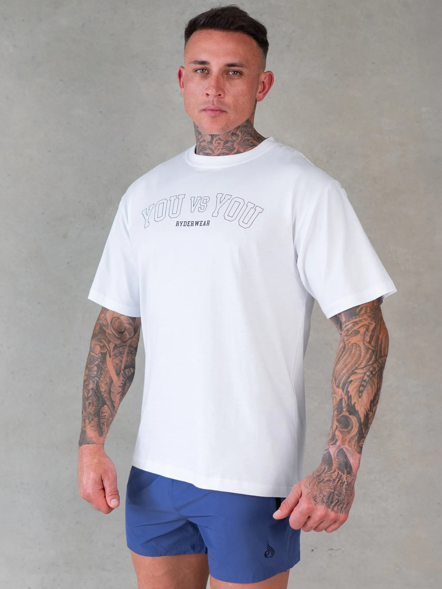 You vs You Oversized T-Shirt - White Spring Wear