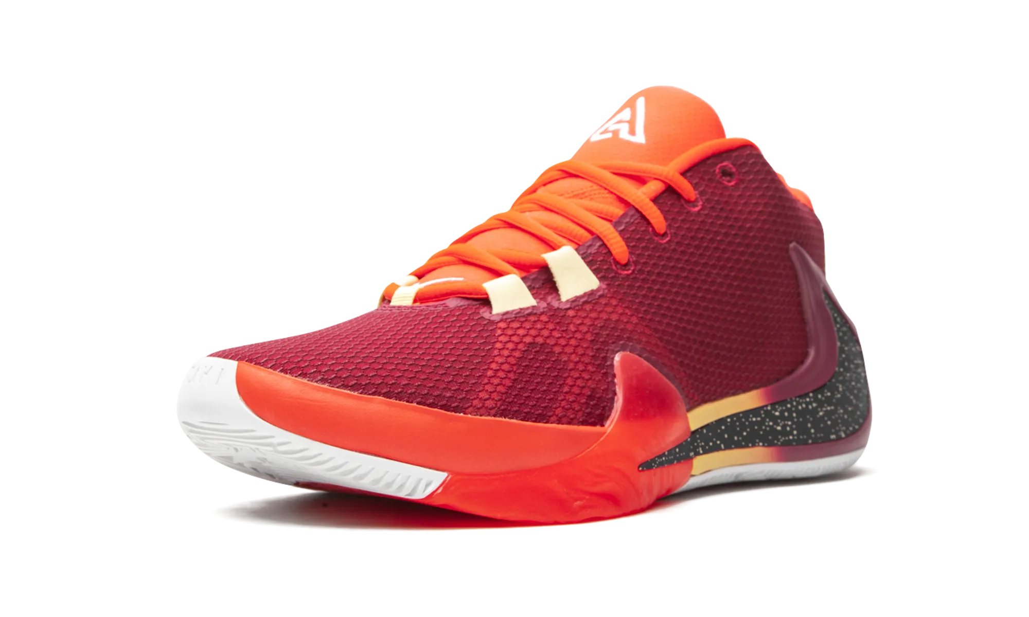 Zoom Freak 1 "All Bros Noble Red" Durable Rubber Tread Ankle Lock System