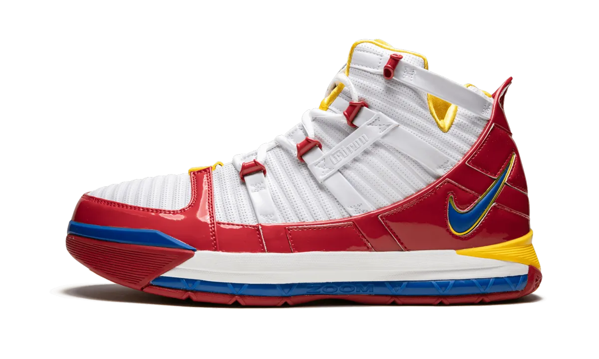 Zoom Lebron 3 QS "Superman" Canvas Material