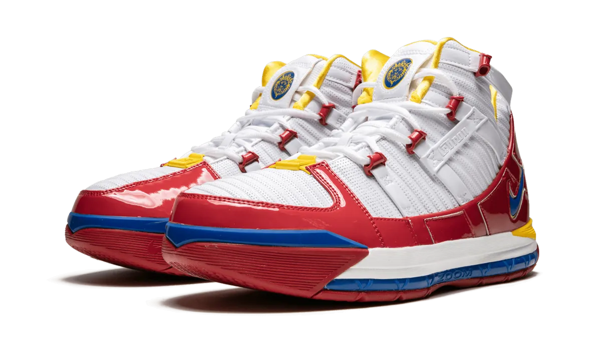 Zoom Lebron 3 QS "Superman" Sharp Movement